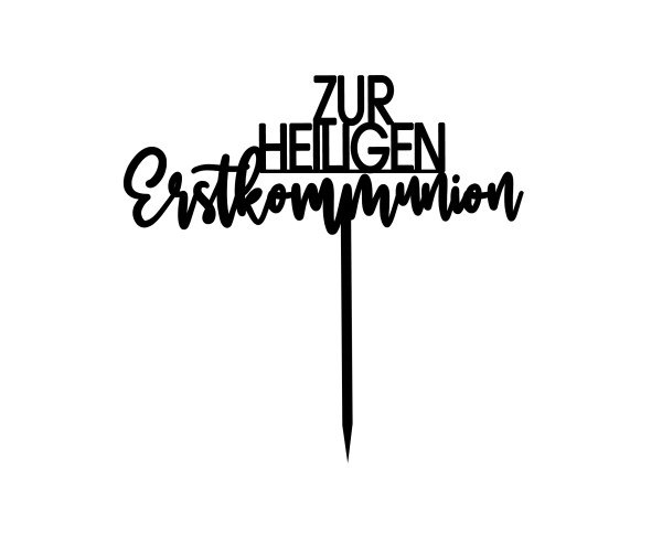 Topper "Zur heiligen..." Wunschanlass